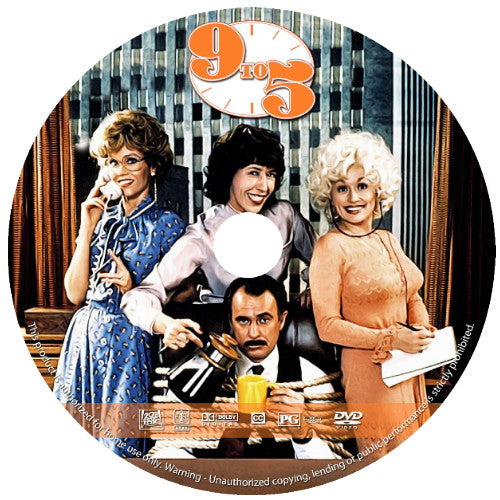 (15) 9 TO 5 (NINE TO FIVE) DVD MOVIE 1980 - Dolly Parton, Jane Fonda