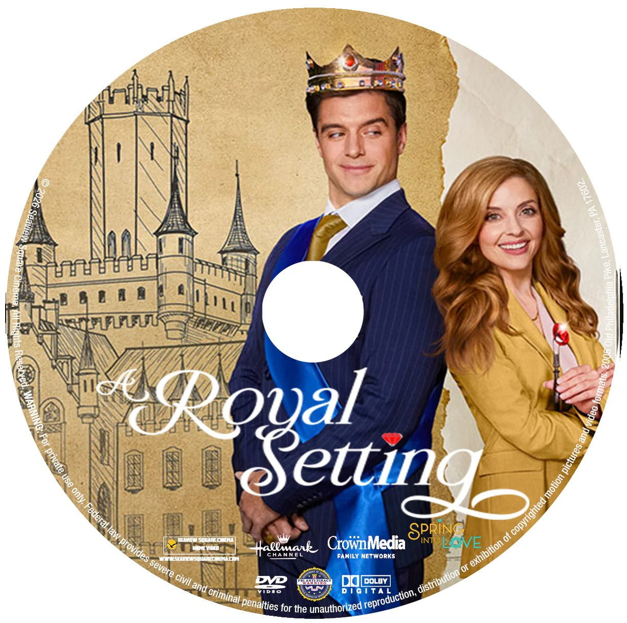 (03) A ROYAL SETTING DVD HALLMARK MOVIE 2026 - Jen Lilley, Dan Jeannotte
