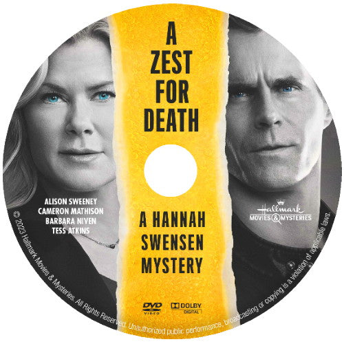 A Zest for Death: A Hannah Swensen Mystery DVD 2023 MOVIE