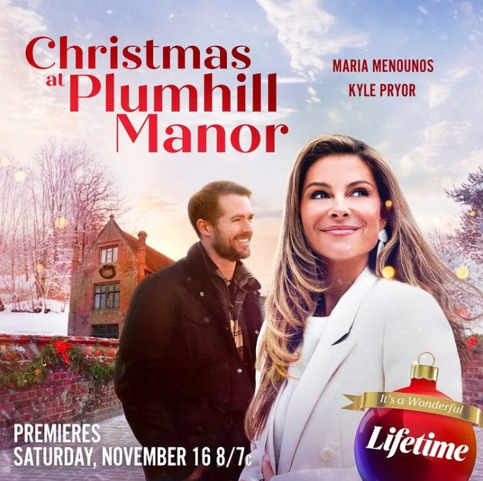CHRISTMAS AT PLUMHILL MANOR DVD LIFETIME MOVIE 2024