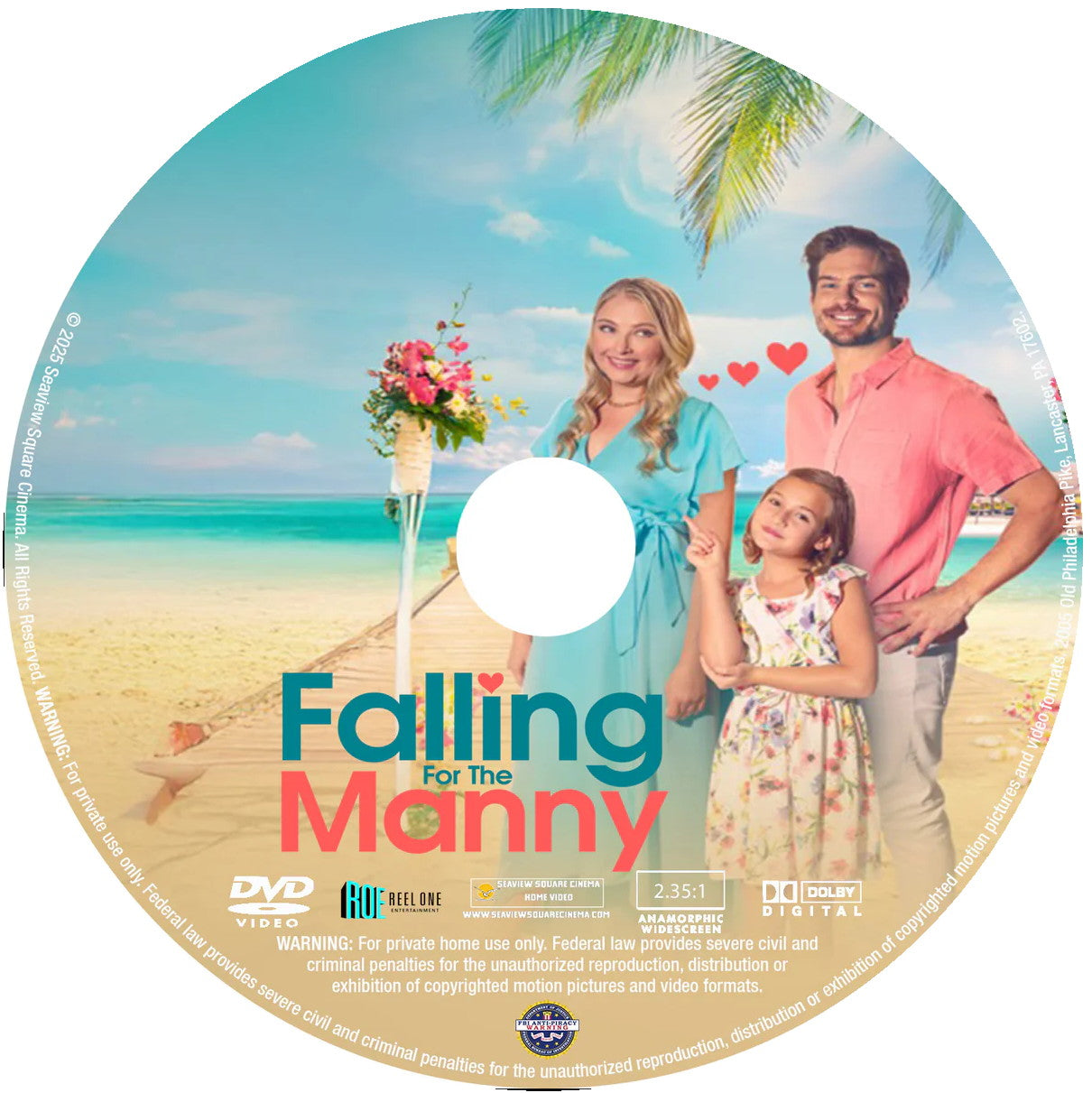 (12) FALLING FOR THE MANNY DVD MOVIE 2023