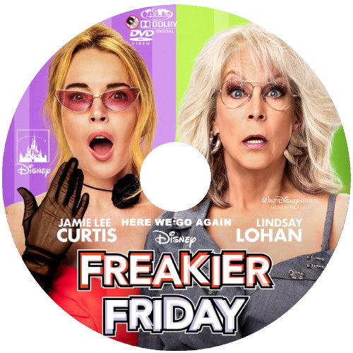 (14) FREAKY FRIDAY DVD MOVIE 2025 Jamie Lee Curtis & Lindsay Lohan