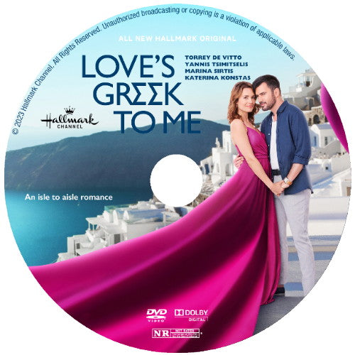 LOVE'S GREEK TO ME DVD MOVIE 2023 Torrey DeVitto