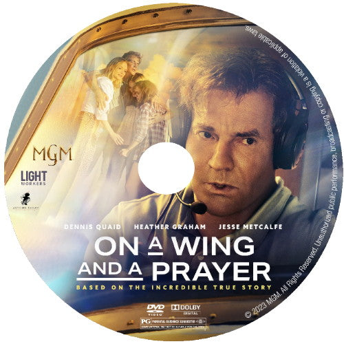 ON A WING AND A PRAYER DVD MOVIE 2023 Dennis Quaid