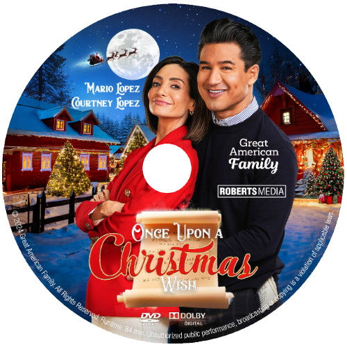 ONCE UPON A CHRISTMAS WISH DVD GAC MOVIE 2024 Mario Lopez