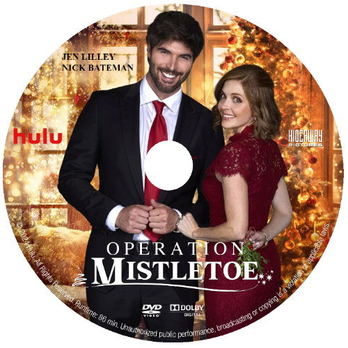 OPERATION MISTLETOE DVD MOVIE 2024 Jen Lilley & Nick Bateman.