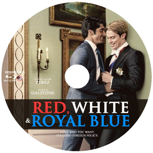 RED, WHITE AND ROYAL BLUE DVD 2023 MOVIE