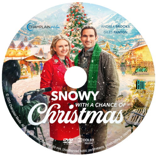 SNOWY WITH A CHANCE OF CHRISTMAS DVD MOVIE 2024
