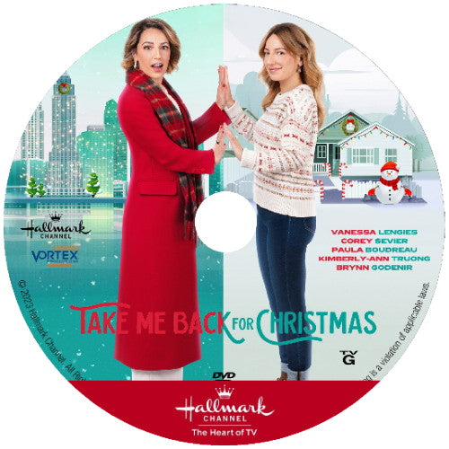 TAKE ME BACK FOR CHRISTMAS DVD MOVIE 2023 Corey Sevier