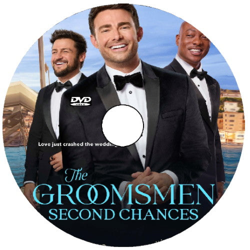 THE GROOMSMEN: SECOND CHANCES DVD MOVIE 2024 Tyler Hynes, Jonathan Bennett