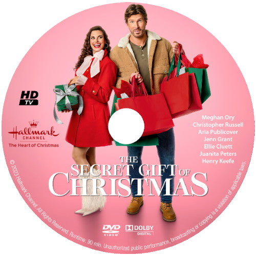 THE SECRET GIFT OF CHRISTMAS DVD MOVIE 2023 Christopher Russell