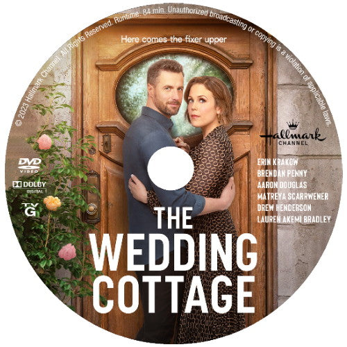 THE WEDDING COTTAGE DVD MOVIE 2023 Erin Krakow Brendan Penny