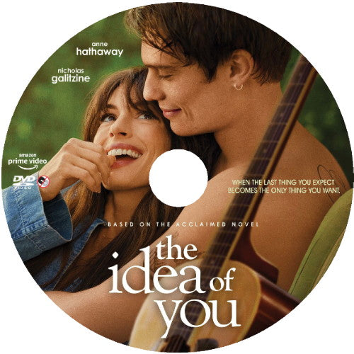 THE IDEA OF YOU DVD MOVIE 2024 Anne Hathaway, Nicholas Galitzine