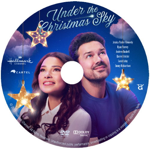 UNDER THE CHRISTMAS SKY DVD MOVIE 2023 Ryan Paevey