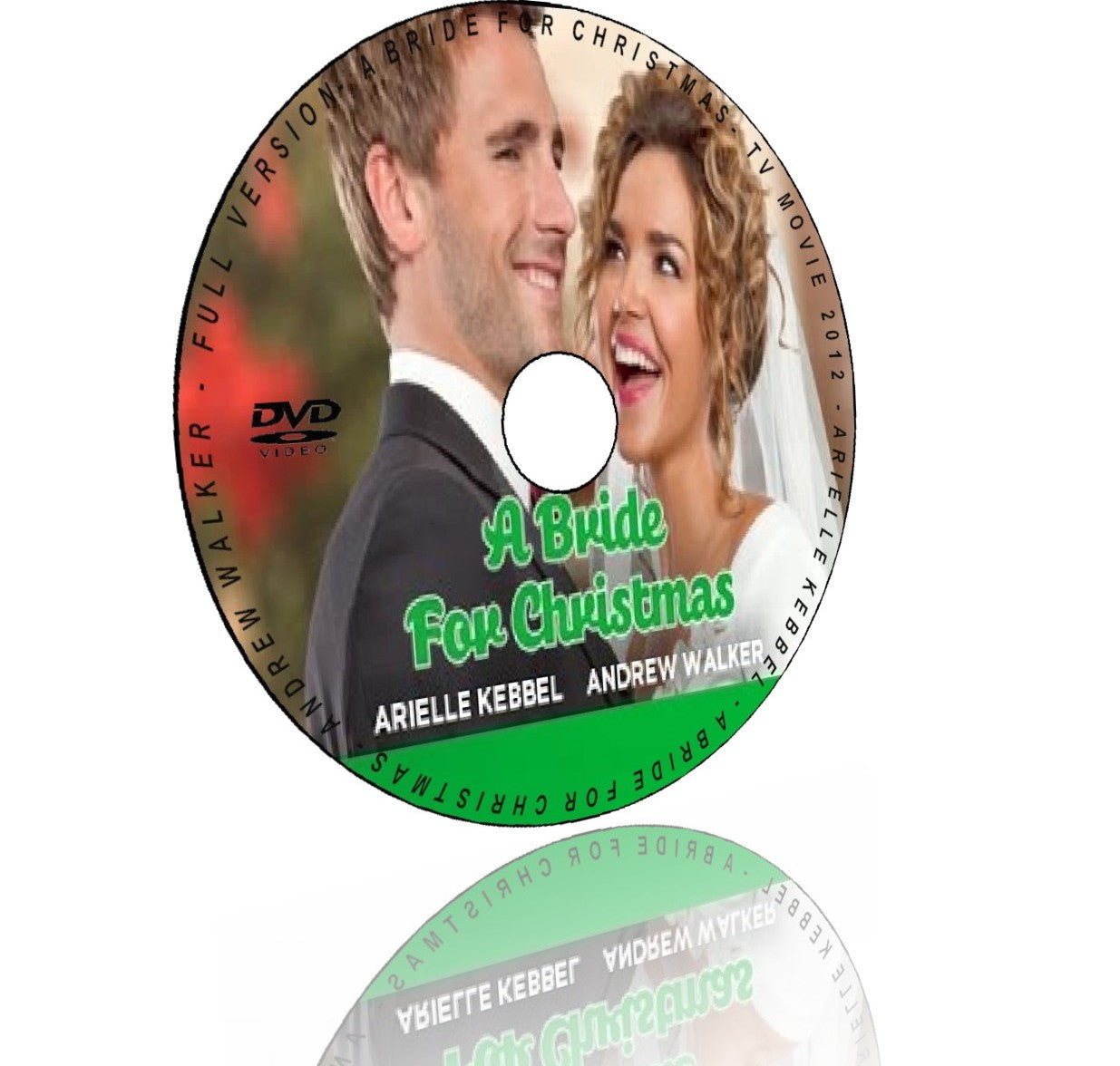 A BRIDE FOR CHRISTMAS DVD MOVIE 2012 Arielle Kebbel, Andrew Walker