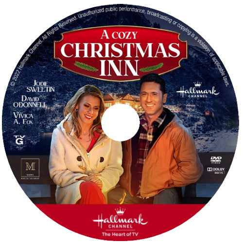 A COZY CHRISTMAS INN DVD MOVIE 2022 Jodie Sweetin