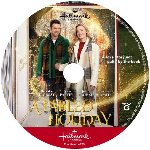 A FABLED HOLIDAY DVD CHRISTMAS MOVIE 2022 Ryan Paevey & Brooke D'Orsay