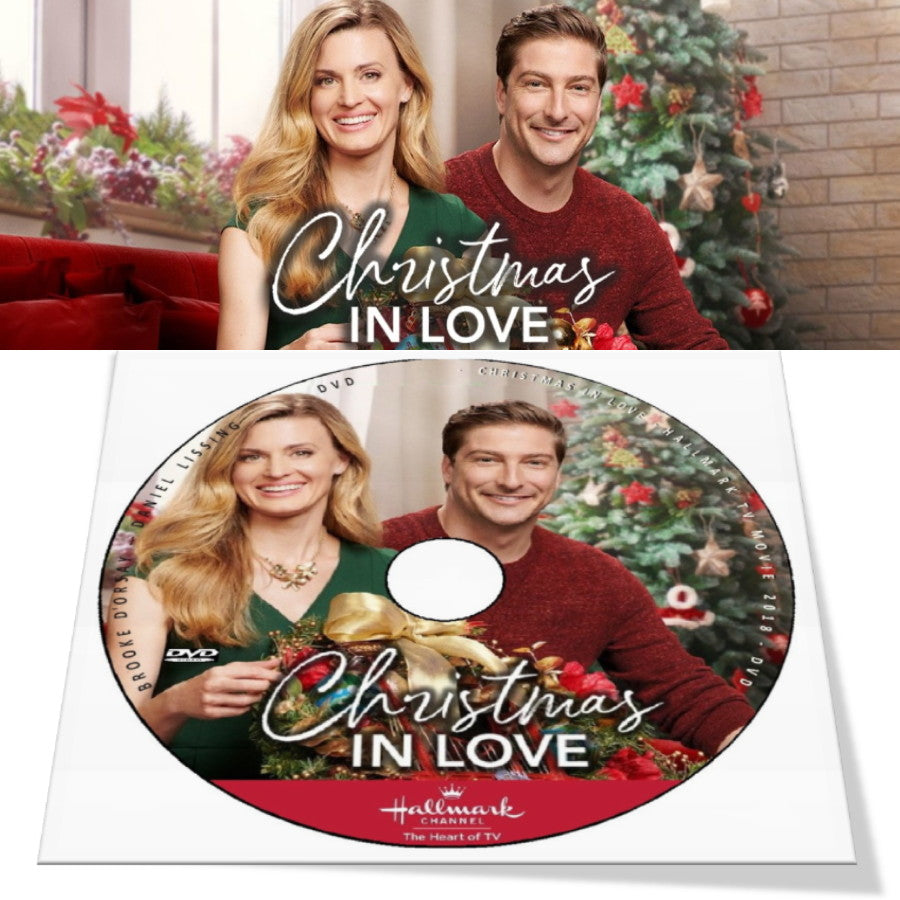 CHRISTMAS IN LOVE DVD MOVIE 2018 Brooke D’Orsay Daniel Lissing