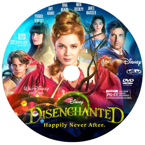 DISENCHANTED DVD 2022 MOVIE - REGION FREE