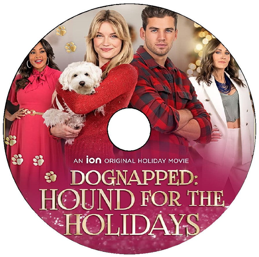 DOGNAPPED HOUND FOR THE HOLIDAYS DVD 2022 ION CHRISTMAS MOVIE