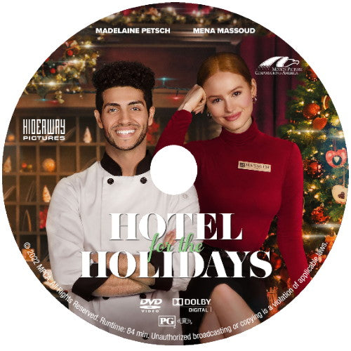 HOTEL FOR THE HOLIDAYS DVD CHRISTMAS FREEVEE MOVIE 2022