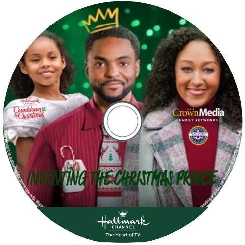 INVENTING THE CHRISTMAS PRINCE DVD MOVIE 2022