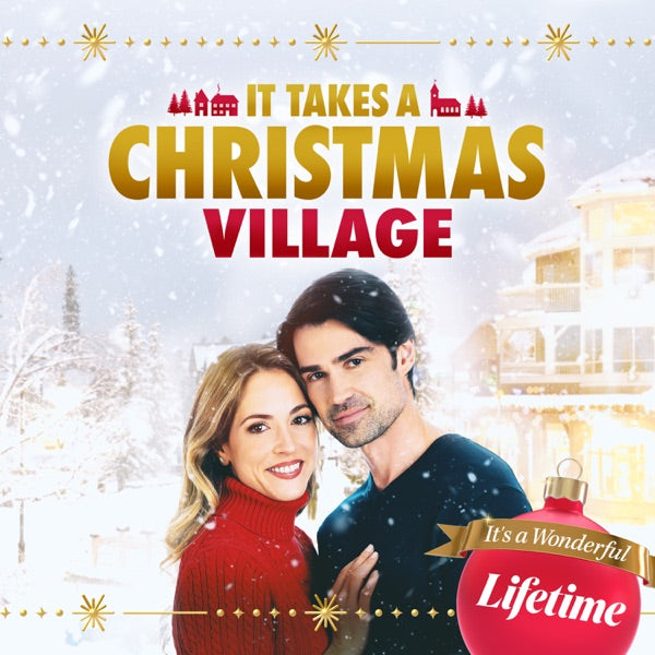 IT TAKES A CHRISTMAS VILLAGE DVD 2021 LIFETIME MOVIE Corey Sevier