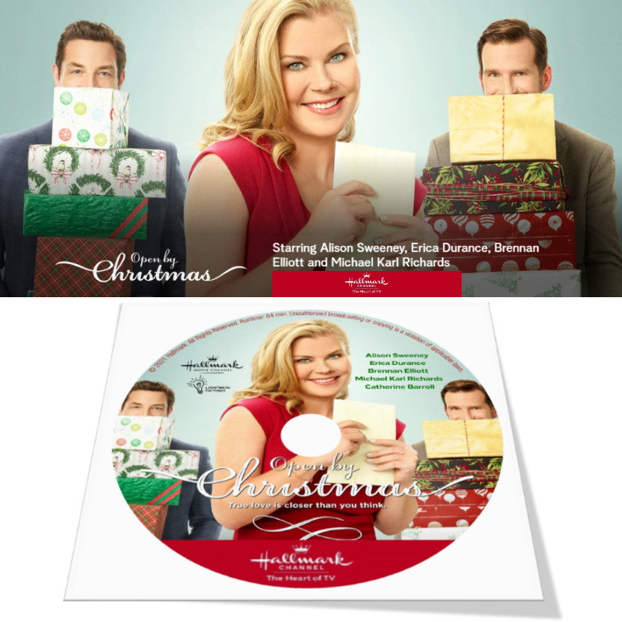 OPEN BY CHRISTMAS DVD MOVIE 2021 Alison Sweeney