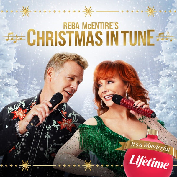 REBA McENTIRE'S CHRISTMAS IN TUNE DVD 2021 LIFETIME MOVIE