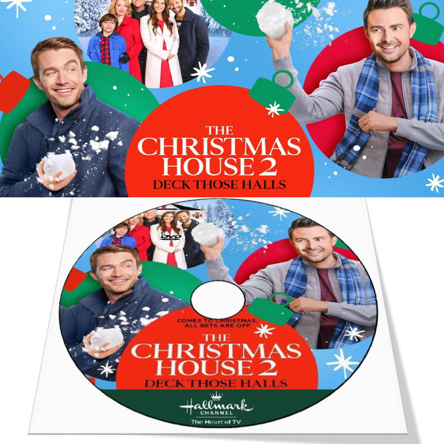 THE CHRISTMAS HOUSE 2: DECK THOSE HALLS DVD MOVIE 2021