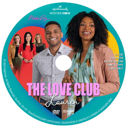 THE LOVE CLUB: LAUREN'S DREAM DVD HALLMARK MOVIE 2023