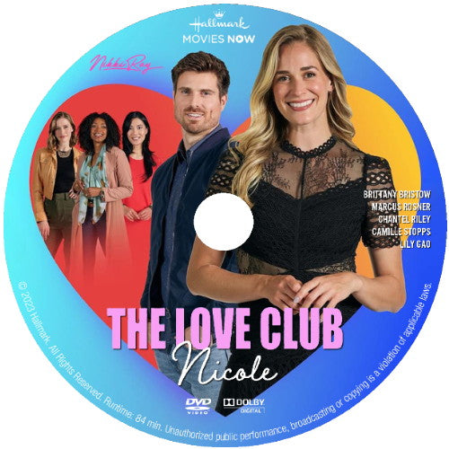 THE LOVE CLUB: NICOLE'S PEN PAL DVD MOVIE 2023 Brittany Bristow