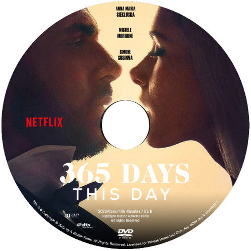 365 DAYS: THIS DAY DVD NETFLIX MOVIE 2022