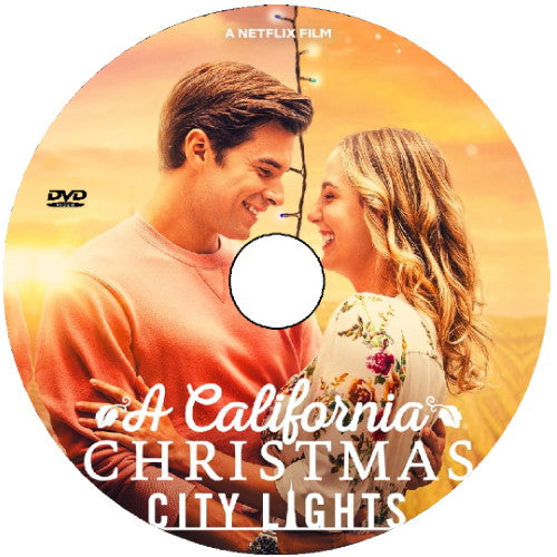 A CALIFORNIA CHRISTMAS: CITY LIGHTS DVD NETFLIX MOVIE 2021