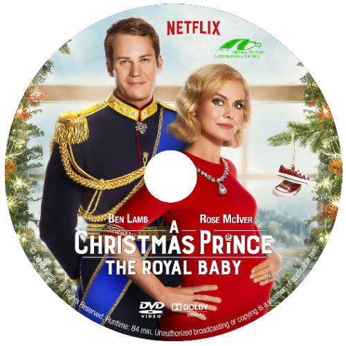 A CHRISTMAS PRINCE: THE ROYAL BABY DVD 2019 MOVIE