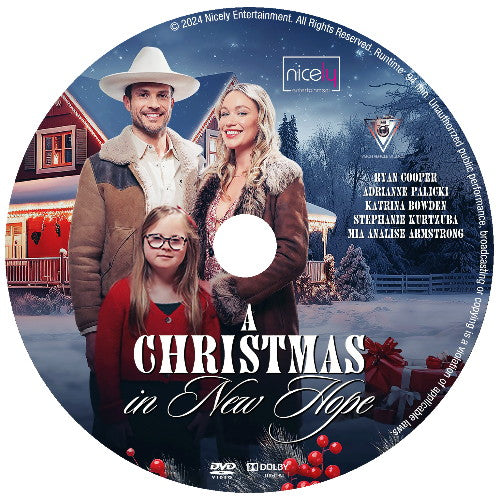 (05) A CHRISTMAS IN NEW HOPE DVD MOVIE 2024