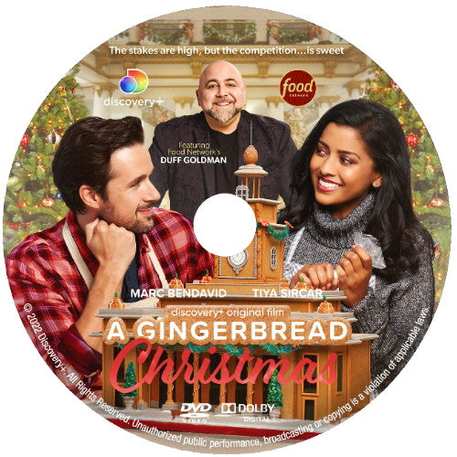 A GINGERBREAD CHRISTMAS DVD 2022 DISCOVERY MOVIE - Tiya Sircar