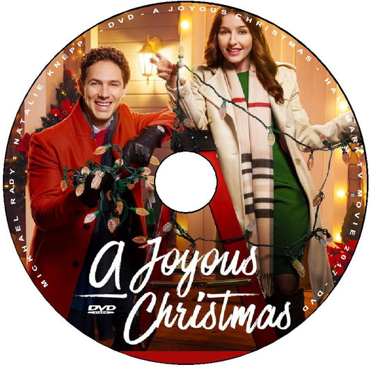 A JOYOUS CHRISTMAS DVD HALLMARK MOVIE 2017 Natalie Knepp & Michael Rady