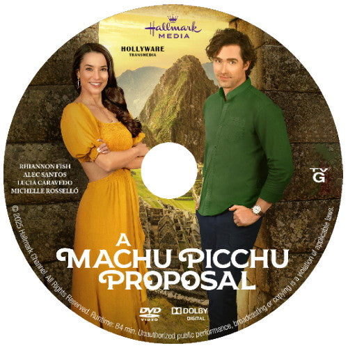 (01) A MACHU PICCHU PROPOSAL DVD MOVIE 2025 Rhiannon Fish