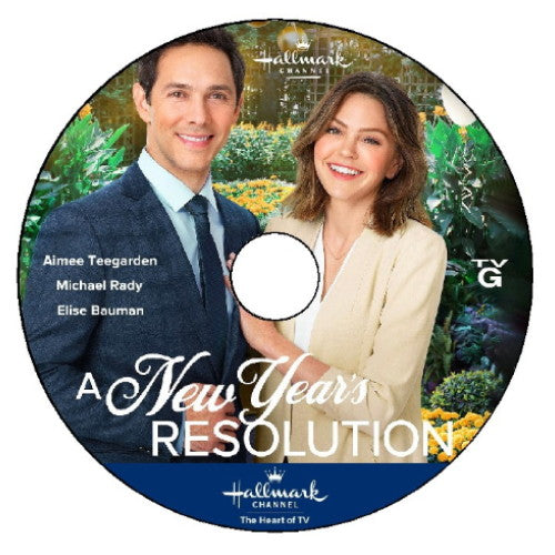A NEW YEAR'S RESOLUTION DVD HALLMARK MOVIE 2021 Aimee Teegarden