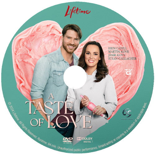 A TASTE OF LOVE DVD HALLMARK MOVIE 2024 Erin Cahill