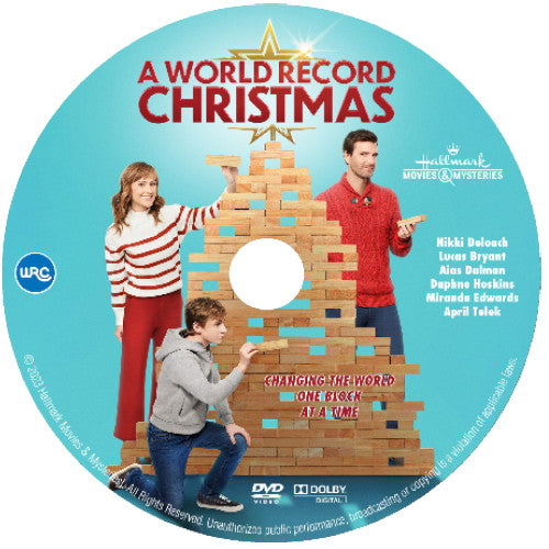 A WORLD RECORD CHRISTMAS DVD HALLMARK MOVIE 2023 Nikki DeLoach