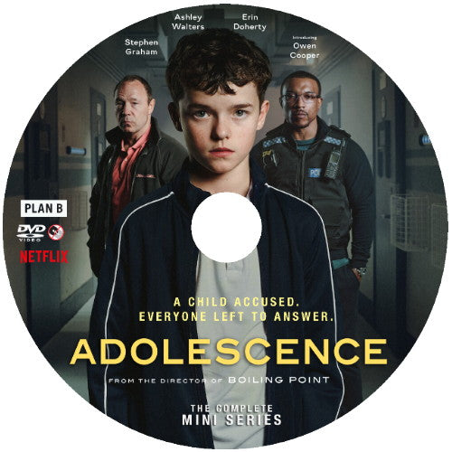 (05) ADOLESCENCE DVD MINI SERIES 2025