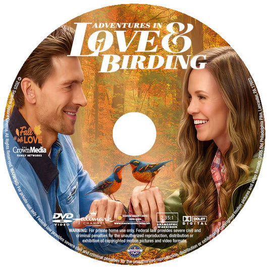 (01) ADVENTURES IN LOVE AND BIRDING DVD MOVIE 2025 Andrew Walker