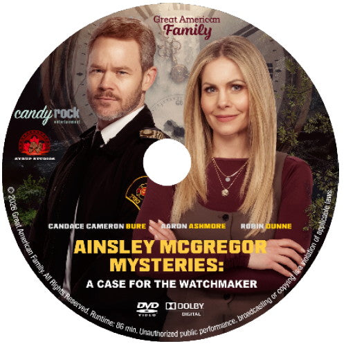 (07) Ainsley McGregor Mysteries: A Case for the Watchmaker DVD GAF MOVIE 2026