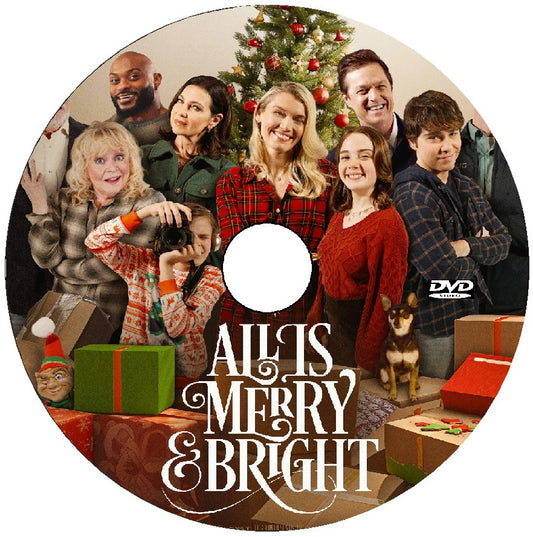(13) ALL IS MERRY & BRIGHT  DVD MOVIE 2025