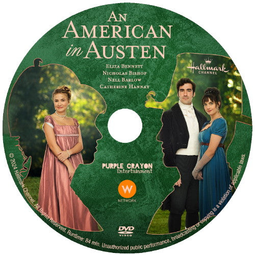 AN AMERICAN IN AUSTEN DVD MOVIE 2024