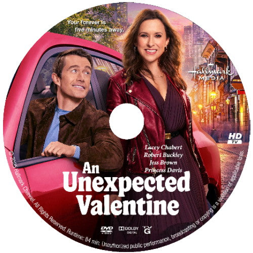 (01) AN UNEXPECTED VALENTINE DVD MOVIE 2025 Lacey Chabert