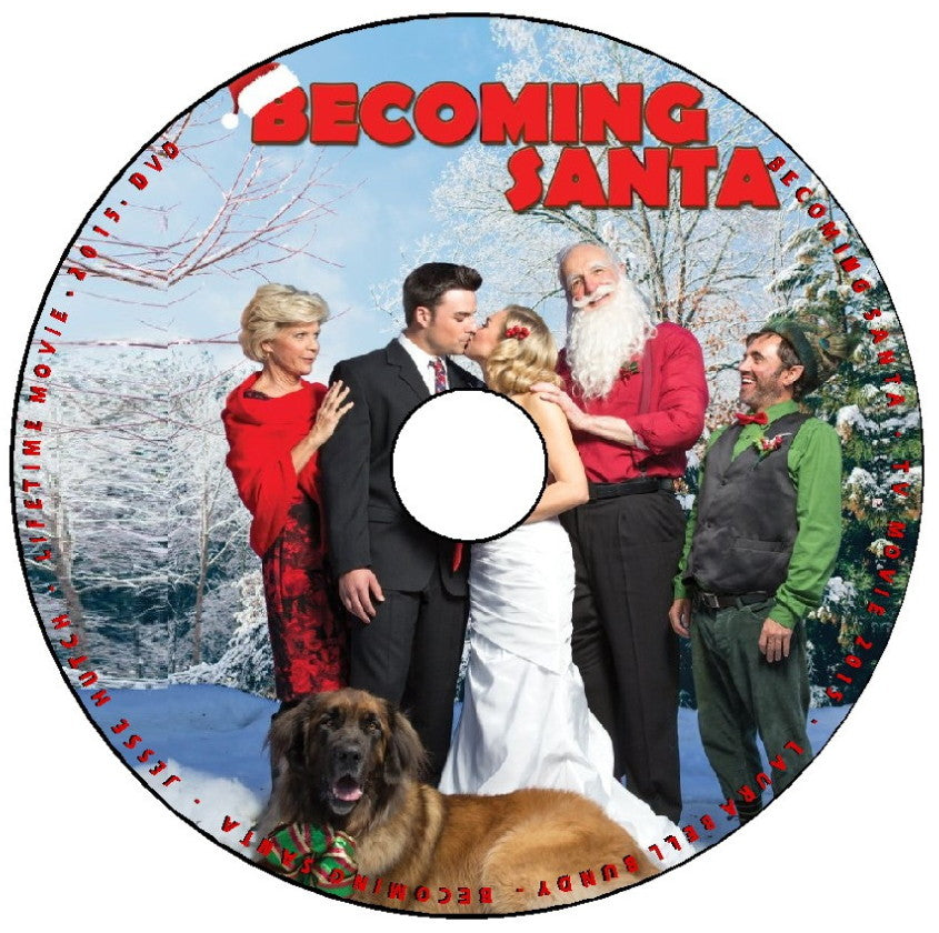 (12) BECOMING SANTA DVD LIFETIME MOVIE 2015 - Jesse Hutch