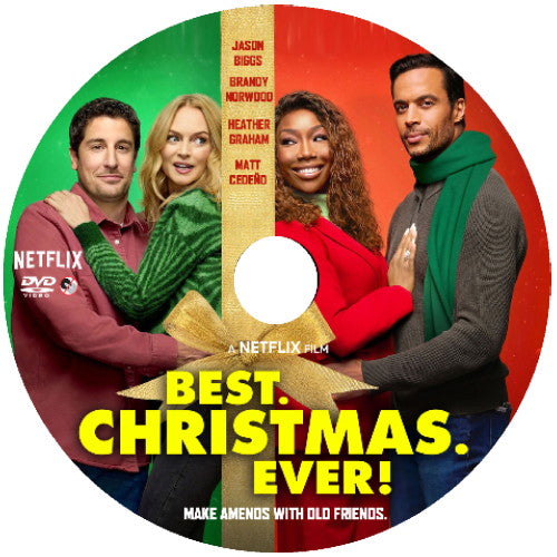 BEST. CHRISTMAS. EVER! DVD 2023 NETFLIX MOVIE Jason Biggs